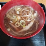 Buta-don Tonjaku - 蕎麦入りのお汁