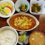 秋桜 - チーズ焼ハンバーグ定食