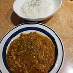 Curry to Sakana Mister NO - パキスタン風チキンの煮込み(小) 380円+小ライス 200円