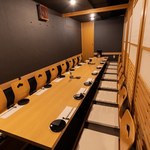 Kakurega Private rooms Hiroshima Shokuzai Itsuha - 【完全掘りごたつ個室】15名様～18名様まで和の寛ぎ空間で