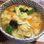 桜園 - 海老ラーメン（塩味に変更）850円