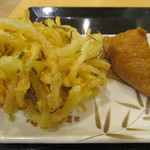 Marugame Seimen Ion Moru Hamamatsu Shina Ten - 野菜かき揚げ＆いなり