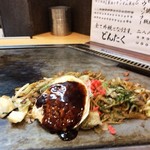 どんたく  - 190102焼そば800円玉子混ぜずに目玉