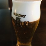 RISTORANTE & BAR ITALIANA Mia Angela Daimaru Sapporo Ten - ランチセットのビール。