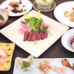 Spa & Hotel Resort Furano La Terre - フレンチの食事コースです。