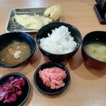 Tempura Maruki - まる喜定食です。(2019年4月)