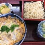 Shoei An - かつ丼セット（冷たいうどん）