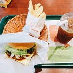 モスバーガー - ワイワイテリヤキチーズバーガーセット