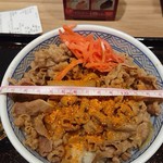 Yoshinoya Hitachinaka Saikochi Ten - 牛丼並盛330円　丼の直径14cm