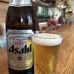 勇寿司 - ドリンク写真:まずは瓶ビール、スーパードライでした（２０１９．５．２３）