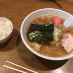 らーめん処 小樽坂 - 味噌ラーメンとライス