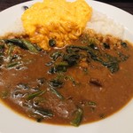 カレーハウスCoCo壱番屋 JR橋本駅北口店 - スクランブルエッグ、ほうれん草、納豆