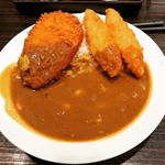 カレーハウスCoCo壱番屋 JR橋本駅北口店 - シーフード三昧カレー「エビカツ、フィッシュフライ、エビあさり」