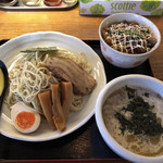 太陽軒 - 旨塩つけ麺とプチチャーシュー丼♪