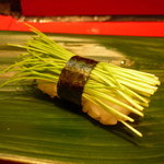 すし処 銀座鮨 - ☆芽葱ちゃんもシャキシャキ食感で☆