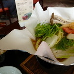 Sumiyoshi Taisha Kissho Den - 「神」鍋風うどん定食