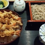 Soba Dokoro Fuku An - えび天丼セット