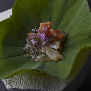 Creative meat kaiseki where you can enjoy the changing seasons