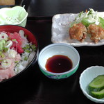 和風料理 みさか - なかおち・ねぎとろ丼（930円）