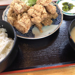 Kamaishi Gonta Mitake Ten - 唐揚げ定食！唐揚げが多い！