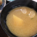 Kamaishi Gonta Mitake Ten - 唐揚げ定食の味噌汁！