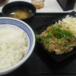 吉野家 - ねぎ塩豚定食大盛720円