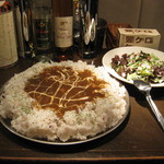 BARSEED ikebukuro - すりおろし野菜のチキンカレー チャレンジ盛り(580円＋1000円)