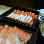 Nabe Zou Shibuya Koendori Ten - ご飯なし、野菜もほとんど食べずに肉のみ。