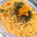 鎌倉パスタ - 生うにとイクラのクリームパスタ