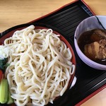 Shokujidokoro Kie - 肉汁うどん600円（これに天ぷらも付きます）