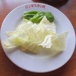 元祖 ジンギスカン荘 - ジンギスカン定食(野菜)