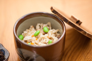 h Iya Soba Momiji Tei - 季節によっては炊き込みご飯もご用意します。