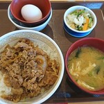 すき家 - 牛丼並盛３点セット（2019/7/12）