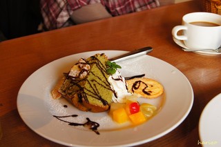 PANA'S CAFE - 抹茶のシフォンケーキ