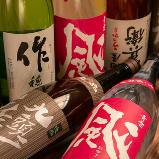 三重を代表する銘酒“作”をはじめ、貝と好相性な日本酒を厳選！