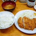 とんかつ山家 - ■ロースかつ定食 750円