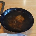 新場 - おすすめ定食のつみれ汁