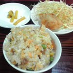 Shoku no Gen - ラーメンセットの付け合わせ