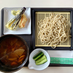 Soba Sukoyaka Kan - けんちんつけ・冷 ＆ 天ぷら