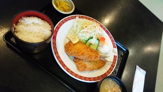 Patio - いわしフライ定食(1080円)です。