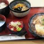 Yabu Soba - 肉トーフ煮セット900円税込