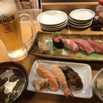 Sushi Izakaya Yatai Zushi Kogawabashi Ekimaecho - 赤だしあさりも来た!