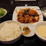 Aoba - 酢豚ランチ　1000円