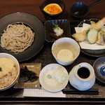 蕎香 - 料理写真:平日お昼限定「蕎花ご膳」当店で人気のメニューが一度に楽しめます♪