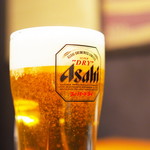 個室居酒屋 米増 - 生ビール・アサヒスーパードライ