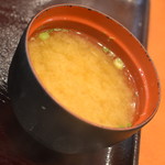 Ten-don Tenya Kinshichoterumina2Ten - 丼に付属の味噌汁２０１９年１０月