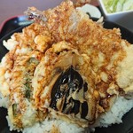 Shokujidokoro Kaikou - しゃもセット 1,400円(税込)  しゃも天丼