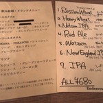 Endeavour Hakodate Ten - 飲み放題メニュー