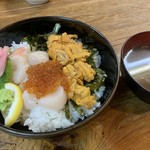 Tanimachi Ichimizen - 北海丼（￥1500）