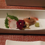 Sapporo Modern Restaurant Erimo Tei - ・お造り
                        甘海老、ツブ貝、白身